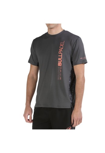 CAMISETA BULLPADEL MIXTA ANTRACITA