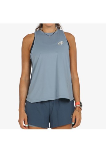 CAMISETA BULLPADEL TOMAR GRIS AZULADO