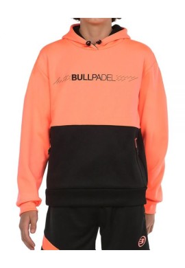 SUDADERA BULLPADEL IMBUI CORAL FLUOR