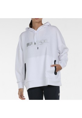 Sudadera Bullpadel Ubate Blanca